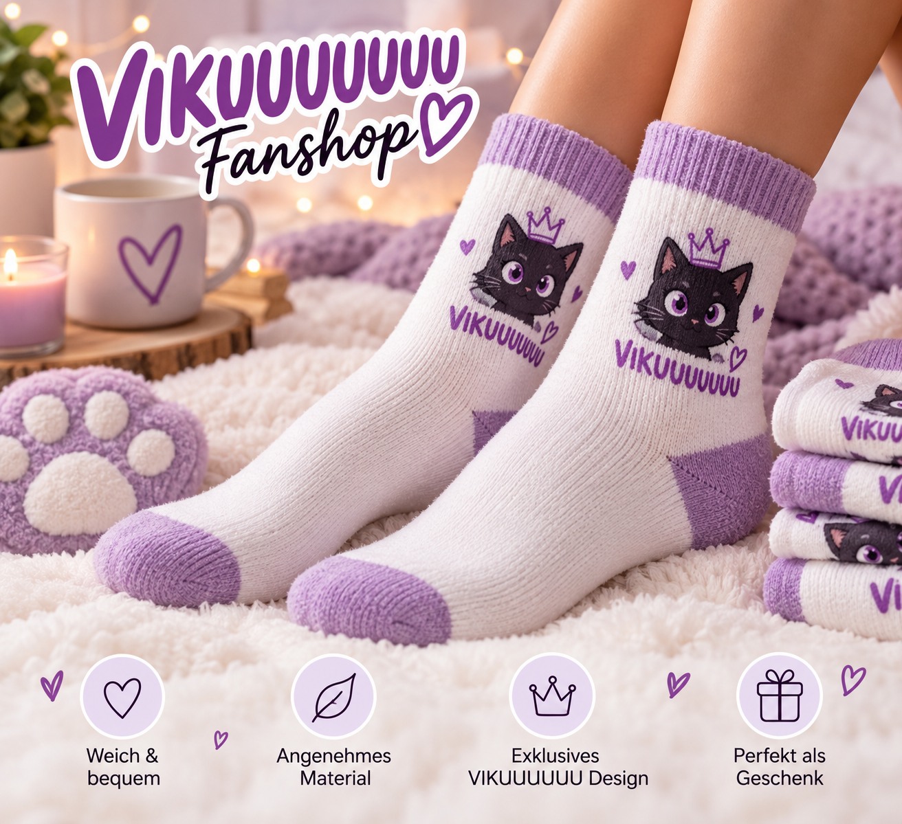 Getragene VIKUUUUUU Socken